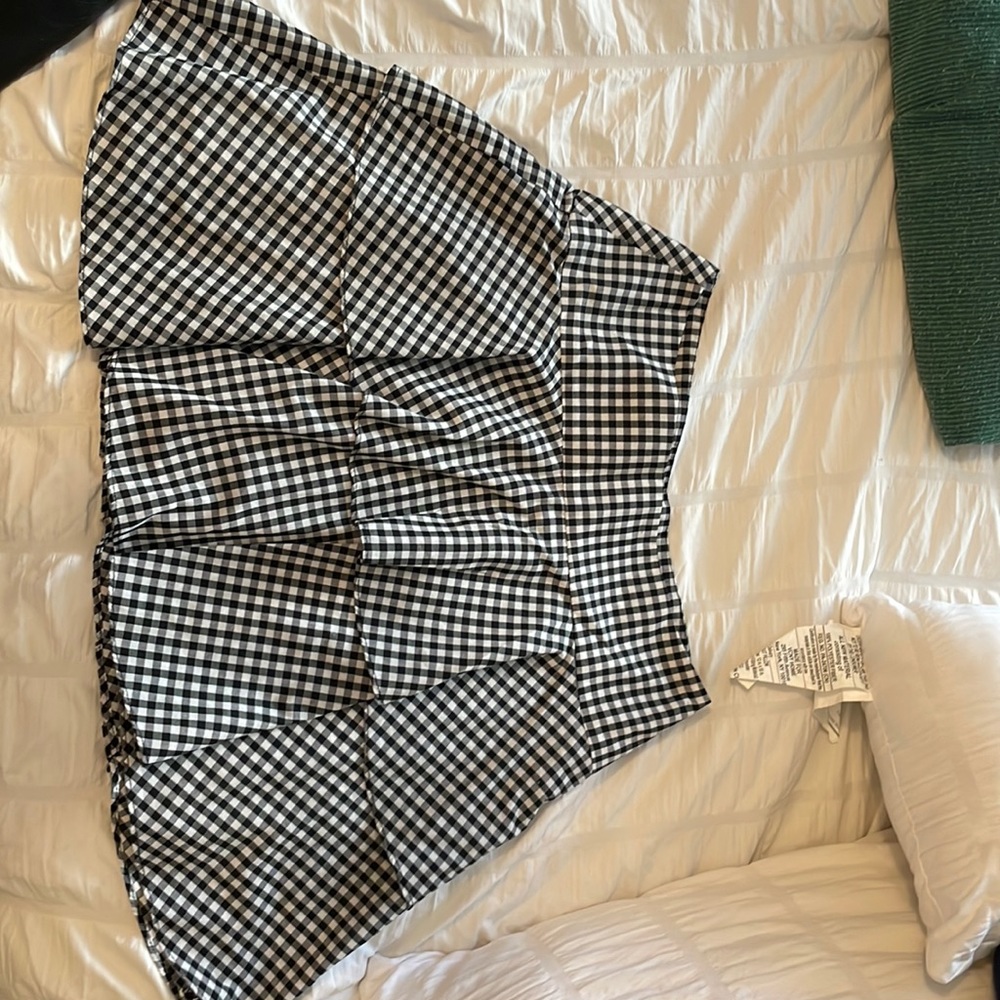 Gingham skirt